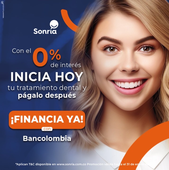 sin intereses odontología Bancolombia