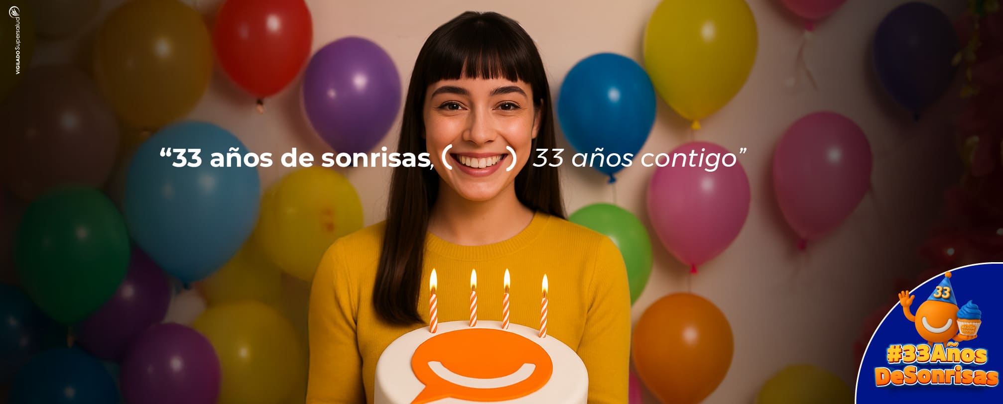 Banner 33 años de sonrisas