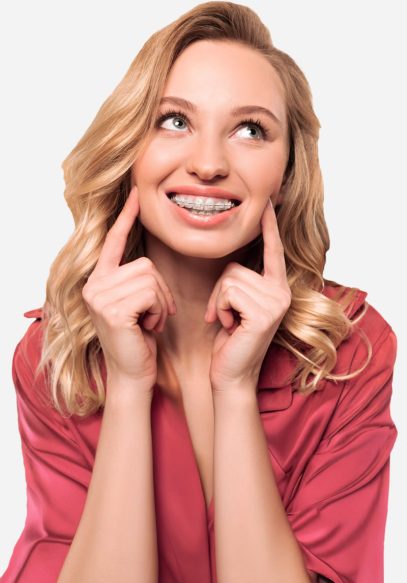 Mujer con brackets 2